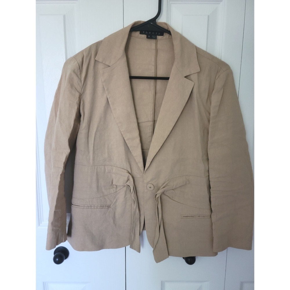 Theory Tan Jacket Size 6